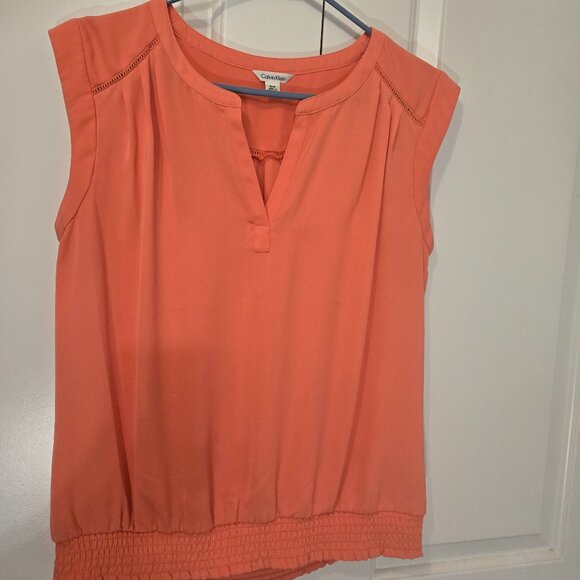 Calvin Klein sleeveless blouse size S - Picture 1 of 3